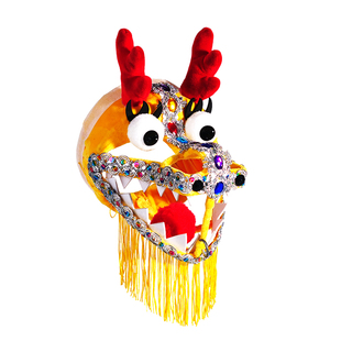 钢架龙头广场舞龙健身龙带甩彩带初学成人中老年中国耍龙运动道具