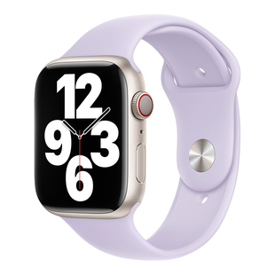 【官网款】适用apple watch表带苹果S11手表液态硅胶表带iwatch8/7代Ultra运动se男女新款个性s10腕带42/46mm