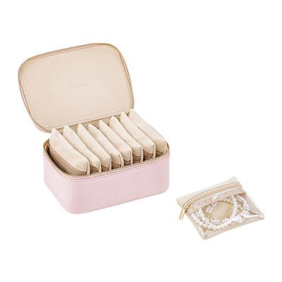 VLANDO唯兰朵首饰盒耳环珠宝收纳盒防氧化首饰袋子绒布收纳盒旅行