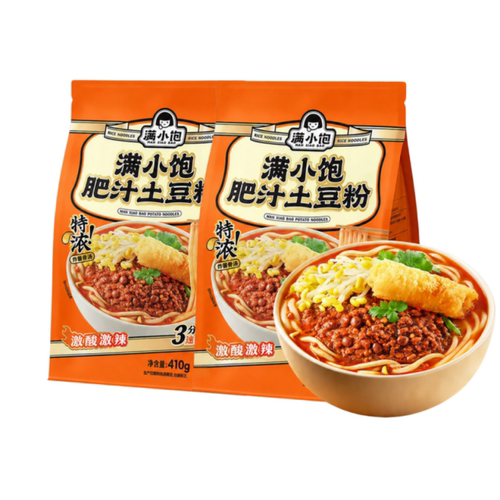 【新品】满小饱肥汁土豆粉袋装酸辣Q弹滑爽懒人夜宵方便速食快煮