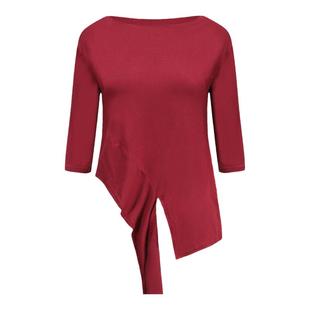 纪小白原创莫代尔棉七分袖肚皮舞上衣古典舞现代舞显瘦百搭2023新