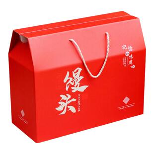 通用馒头礼盒包装盒大喜诞寿桃馒头胶东花饽饽祝寿馒头馍馍礼品箱