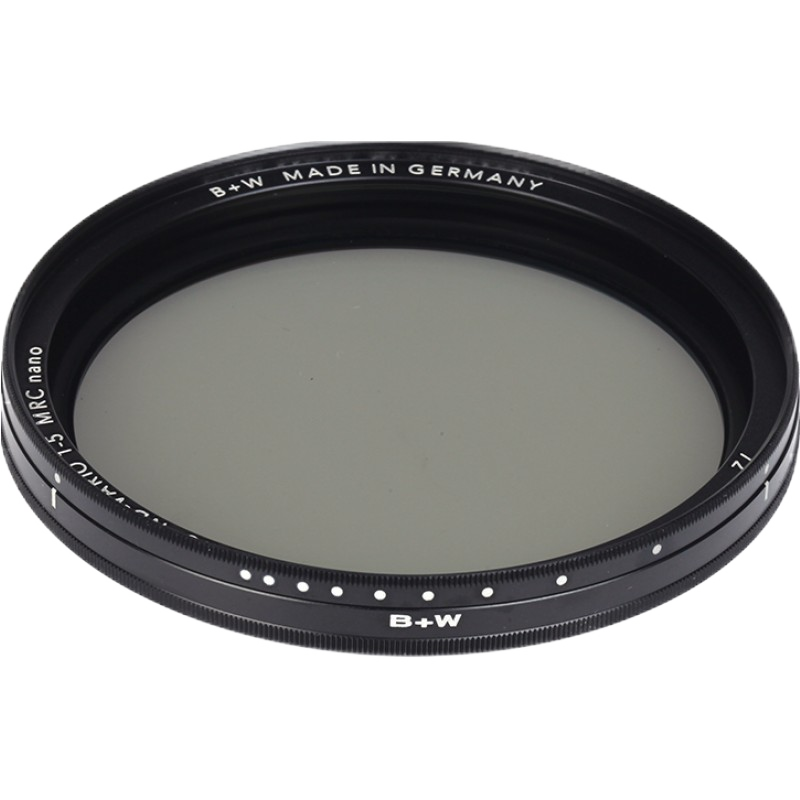 新款！B+W 官方旗舰店77mm/82mm MRC NANO 可调1-5档 中灰减光镜