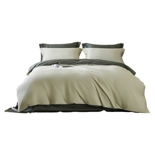 红豆高端A类100支新疆长绒棉全棉防螨四件套纯棉床单笠被套床笠三