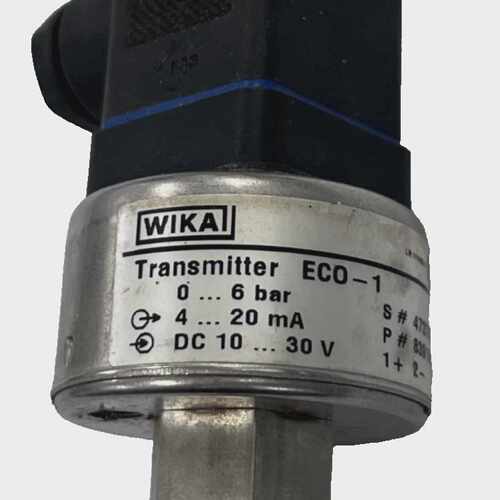 Wika ECO-1 P # 8391966 Pressure Transmitter 0-6 bar, 4-20 ma