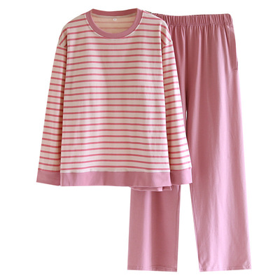 女莱卡棉带胸垫休闲家居服可外穿