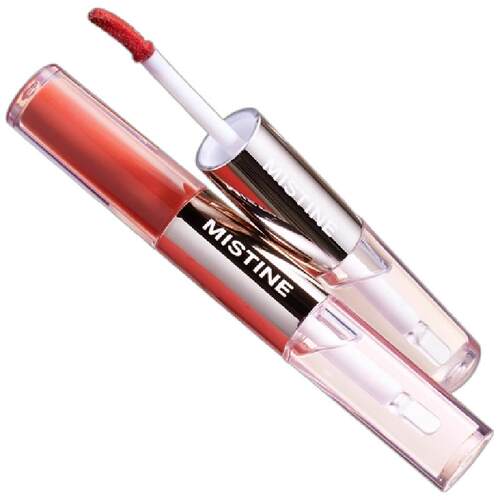 MISTINE蜜丝婷双头唇釉口红不掉色不沾杯防水学生正品官方旗舰店