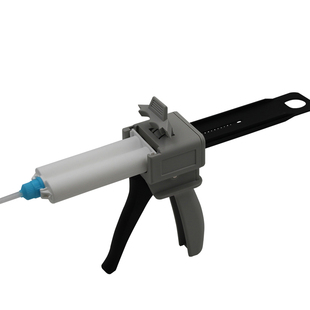 AB胶枪 1:1双组份2:1通用胶枪 48.5ml 10:1胶枪45ml 双管环氧树脂胶 DP100胶水金属顶扣 37ml 2:1双组分 50ml