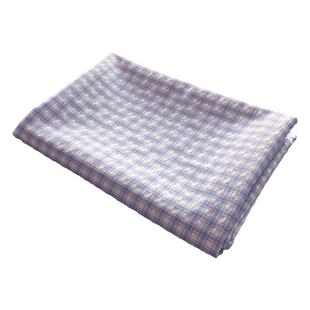 森系泡泡格子抗皱涤纶布料 连衣裙上衣服装野餐垫娃衣手工diy面料