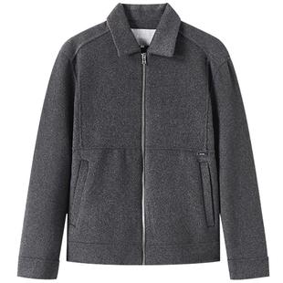 ZIOZIA秋冬时尚舒适男休闲裤高级弹性直筒商务西裤ZPPB7B60B