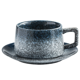 咖啡店拉花咖啡杯碟商用陶瓷杯子餐厅餐具高颜值花茶杯茶水杯套装