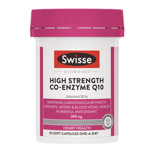 澳洲本土版Swisse辅酶胶囊COQ10高含量加强300mg心脏健康 90粒/瓶