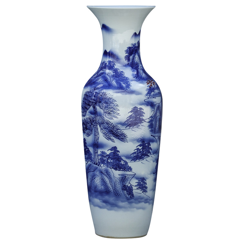 景德镇落地大花瓶锦绣山河礼品