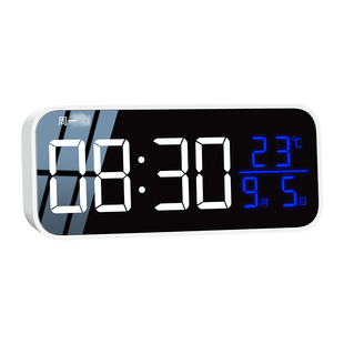 简单实用闹钟学生专用智能2025新款桌面高颜值智能电子充电款时钟