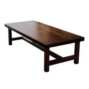 高档南美胡桃木客厅大书桌办公会议桌大板办公桌家用阅读餐桌书桌