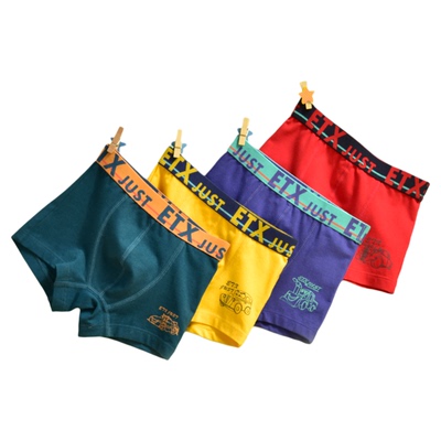 A类纯棉不掉色发育期男孩内裤