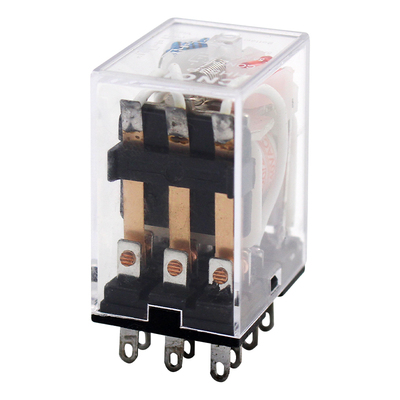 小型电磁中间继电器HH52P HH53P HH54P JQX-13FAC220V DC24V8脚14