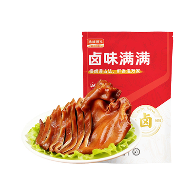 猪耳朵商用熟食卤猪耳片卤菜食材卤味耳片猪耳朵凉菜五香全熟即食