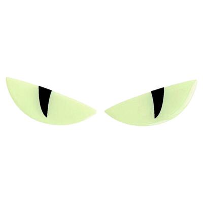 夜光立体摩托车贴花UY125小牛电动9号小恶魔眼睛贴纸猫眼贴动漫