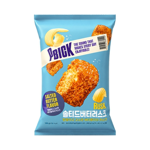 [U先试用]韩国进口CU便利店PBICK面包干焦糖味海盐黄油味*1袋