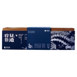 看见丨非遗蓝染茶礼x非遗大师吴健老寿眉x原创礼盒团购 顺丰包邮