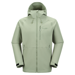 黑冰户外软壳衣新款秋冬冲锋衣内胆防风保暖防泼运动外套男2518