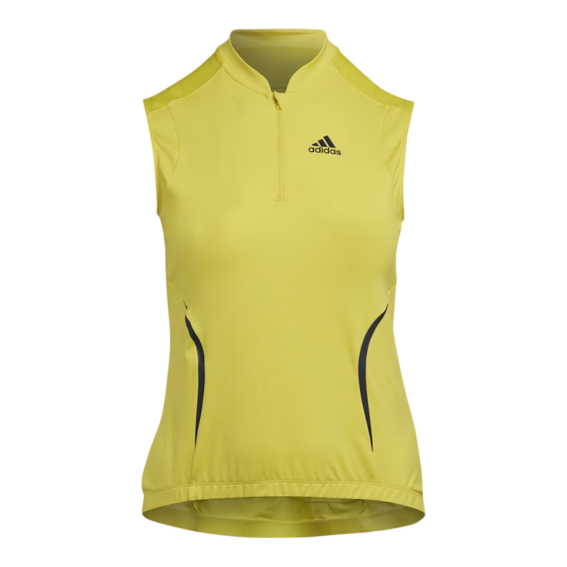 Adidas/阿迪达斯 女子舒适面料紧身速干无袖骑行T恤网球跑步上衣