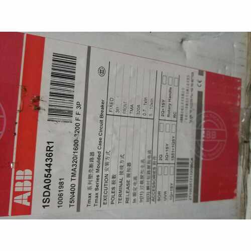 议价ABB塑壳断路器T5N400 TMA320/1600-3200  FF  3P  ISDA054436