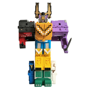 儿童百兽动物方块数字合体变形玩具机器人拼装全套装男孩组合礼物