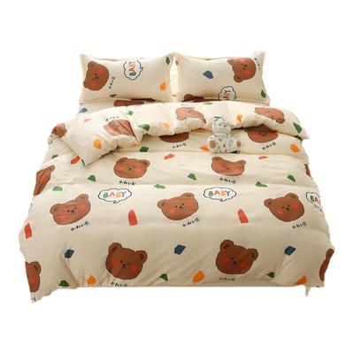 被套1.5x1.8x2米单双人磨毛被套