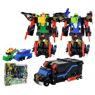 晴空舞者闪变套装咖宝车神玩具儿童男孩汽车变形合体机器人金刚卡
