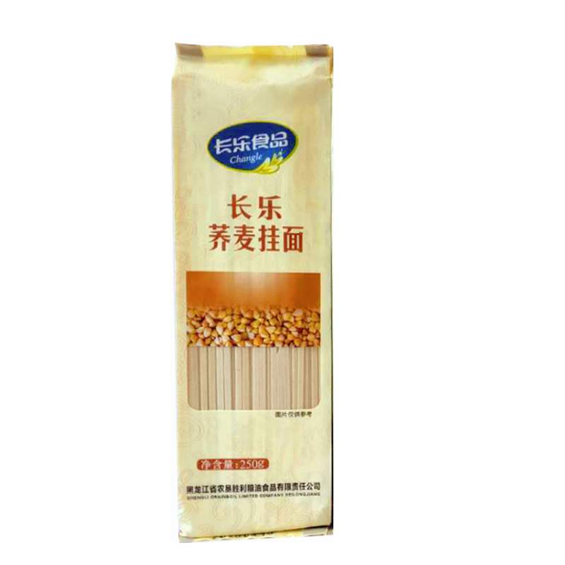 北大荒東北特產(chǎn)勝利長樂250g 包裝面條掛面速食手工粗糧蕎麥包郵