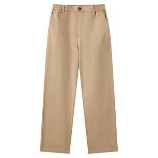 eland kids衣恋童装男童西裤2025年秋新品英伦学院风刺绣直筒裤子