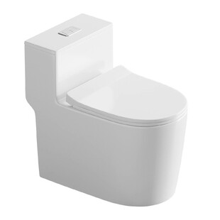 潮州家用马桶抽水小户型防堵防臭超漩虹吸式大口径节水陶瓷座便器