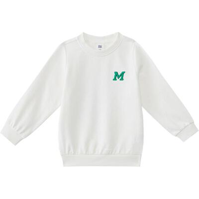 moomoo童装童基础卫衣女中大童简约百搭纯色上装可爱甜美休闲时尚