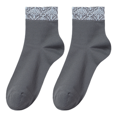 tutuanna秋冬女士短袜 淑女系列弹力舒服百搭女士短袜中筒袜子女