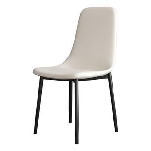 三梦家用餐椅轻奢铁艺靠背椅子简约洽谈书桌椅餐厅餐桌椅梳妆凳子