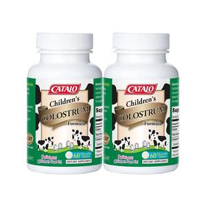 CATALO家得路进口儿童牛初乳免疫球蛋白咀嚼片钙片官方旗舰店60粒