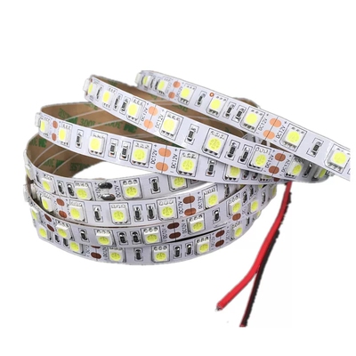 LED灯带白光12v5000k6000k8000k10000k24v白色展示柜灯箱贴片防水