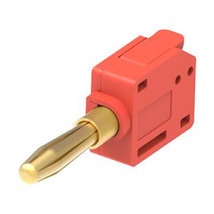 新型四叶插免焊快接实铜真金镀层4mm香蕉插头实验测试32A十字插头