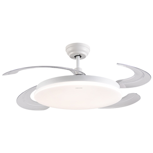 三雄极光风扇灯全光谱护眼隐形吊扇灯简约现代卧室餐厅灯2025新款