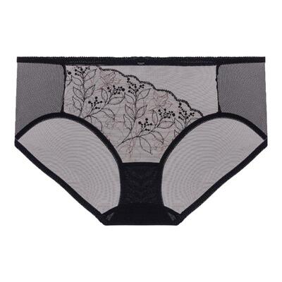 爱慕芳华内裤女抗菌棉质底裆性感蕾丝中腰平角裤AM23B431