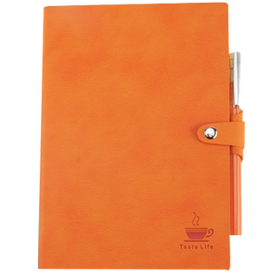 喜通软皮送笔随身笔记本子文具a5简约精致高颜值大学生考研记事本a6小号日记本加厚带笔手账本便携口袋本