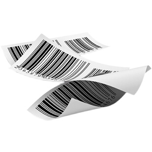 代打印条码不干胶亚马逊二维码镜像标签定制 流水号 可变数据标签