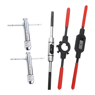 加硬丝锥扳手攻牙器攻丝 手动丝攻绞手M1-M8 M3-M10 板牙全钢工具