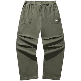 安踏美式休闲长裤男女冬季新款宽松阔腿裤直筒工装裤子172548503N