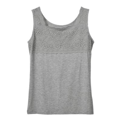 莫代尔蕾丝薄款吊带背心