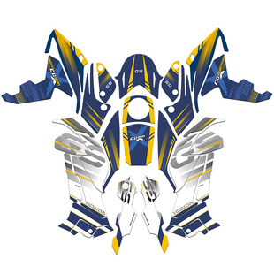 适用本田CB400X贴纸贴花版画全车拉花保护贴车贴整车改色透明隐身