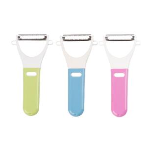 茶花锋利水果削皮器家用削皮刀刮皮刀土豆苹果去刨皮瓜刨颜色随机