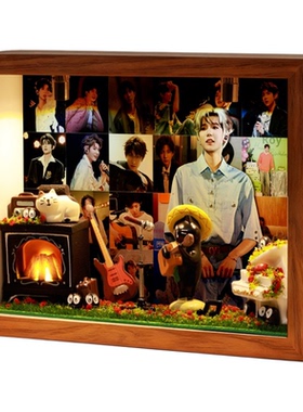 温柔唱游相框映王源颜